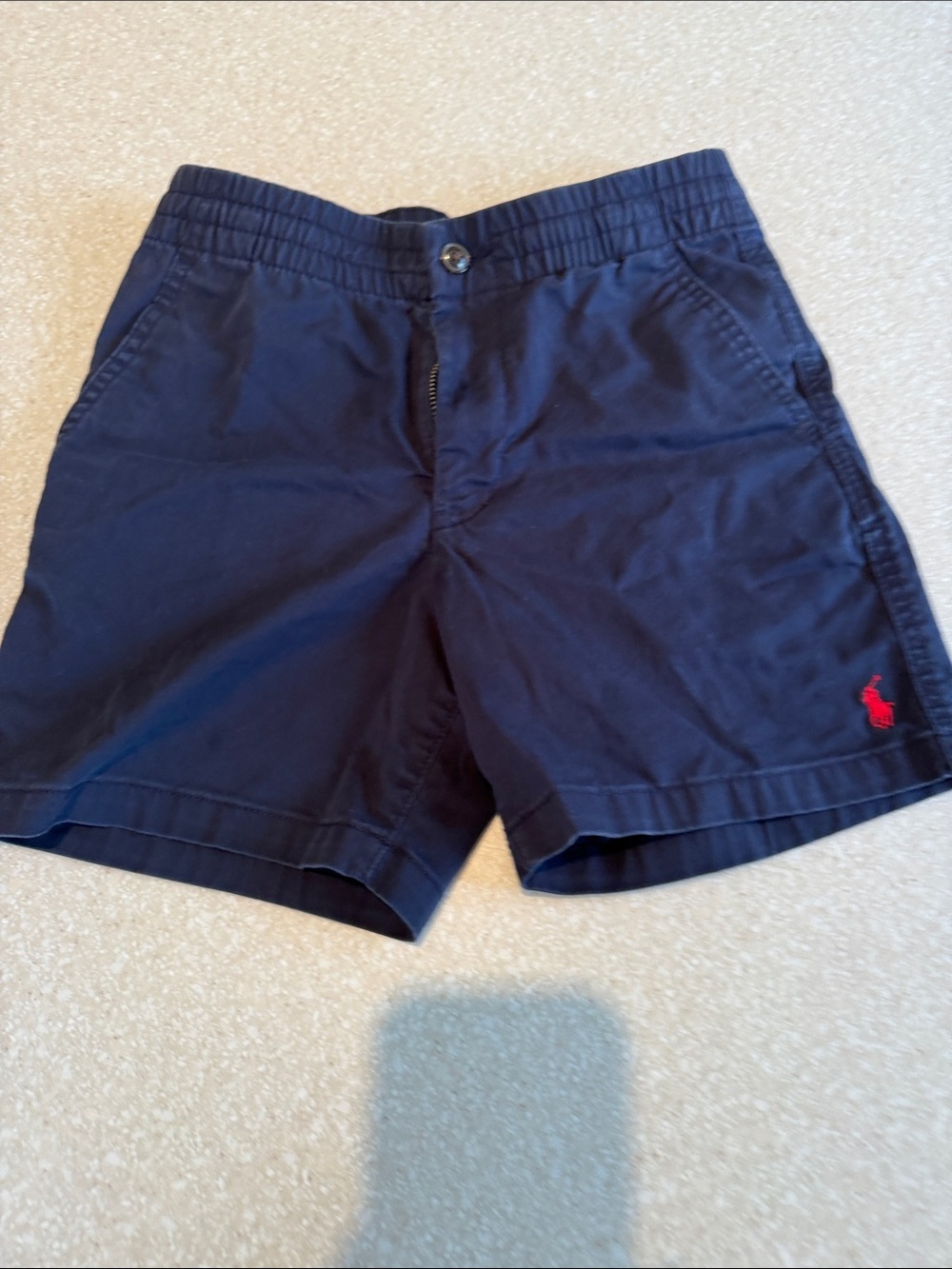 Polo by Ralph Lauren Navy Shorts with Red Pony Logo